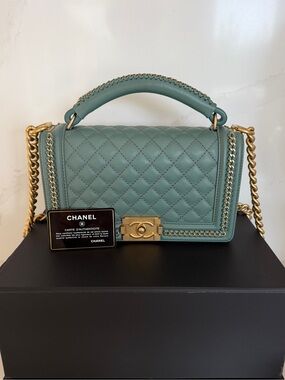 CHANEL Top Handle Boy Bag